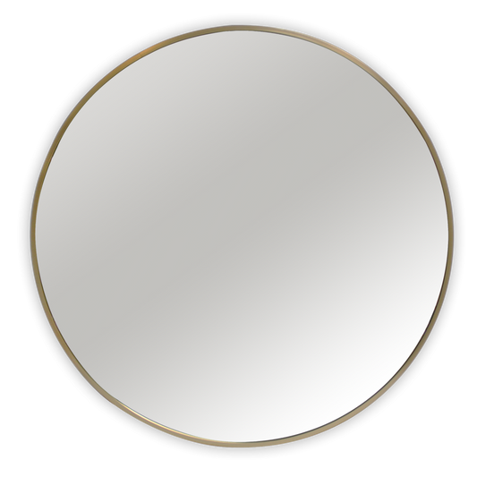 ALU SPIEGEL MATT BRONZE ROND