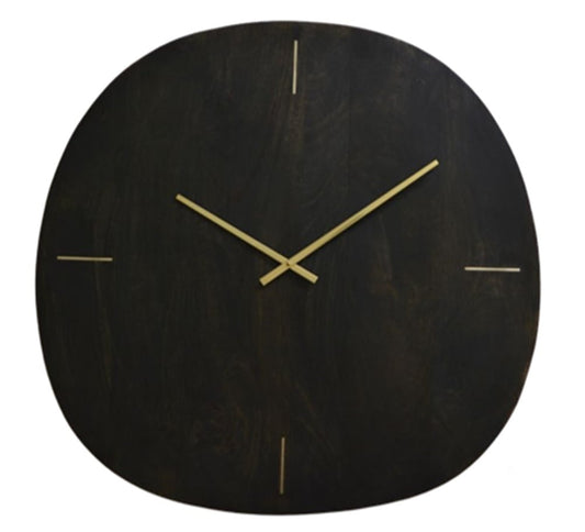 APPLESHAPE SMOKED MANGO WALLCLOCK 80*1.5CM