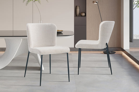 STOEL 'LISA' FABB RAVEN 24 BEIGE