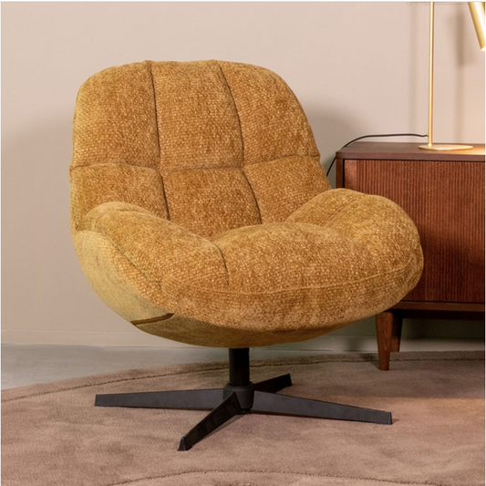 DRAAIFAUTEUIL HUXLEY 76X86X92 CM