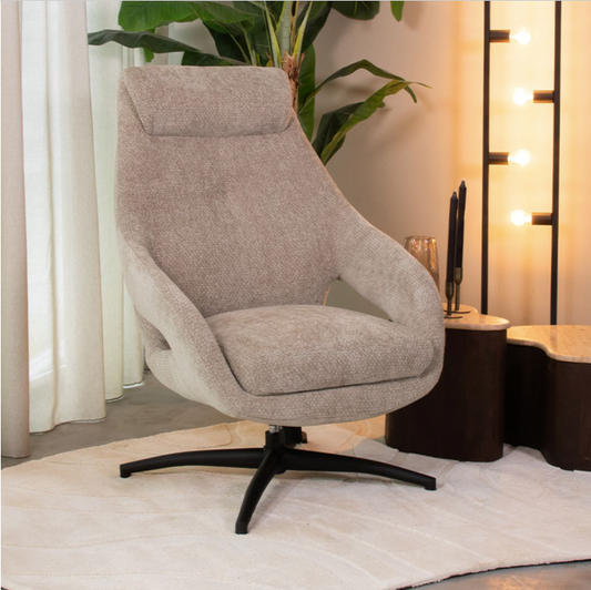 DRAAIFAUTEUIL MAXWELL 75X84X108 CM