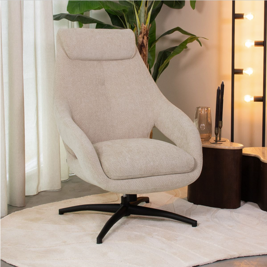 DRAAIFAUTEUIL MAXWELL 75X84X108 CM