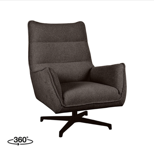 DRAAIFAUTEUIL RODIA 80X90X102 CM