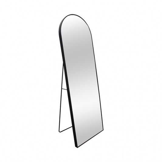 ALU SPIEGEL STANDING ARCHED ZWART