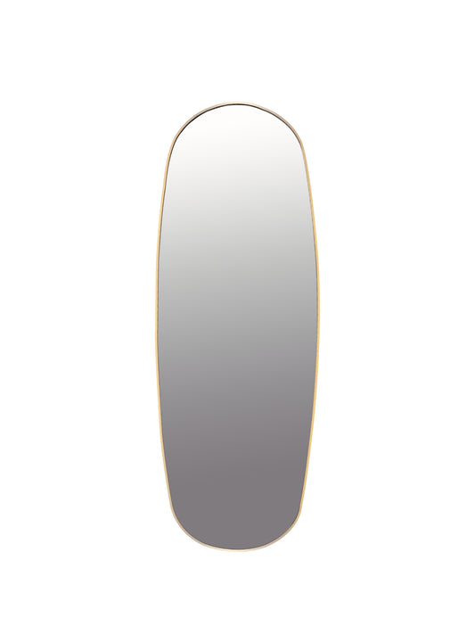 ALU SPIEGEL DANISH OVAL GOLD