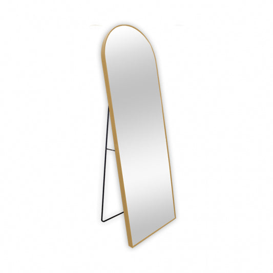 ALU SPIEGEL STANDING ARCHED GOUD
