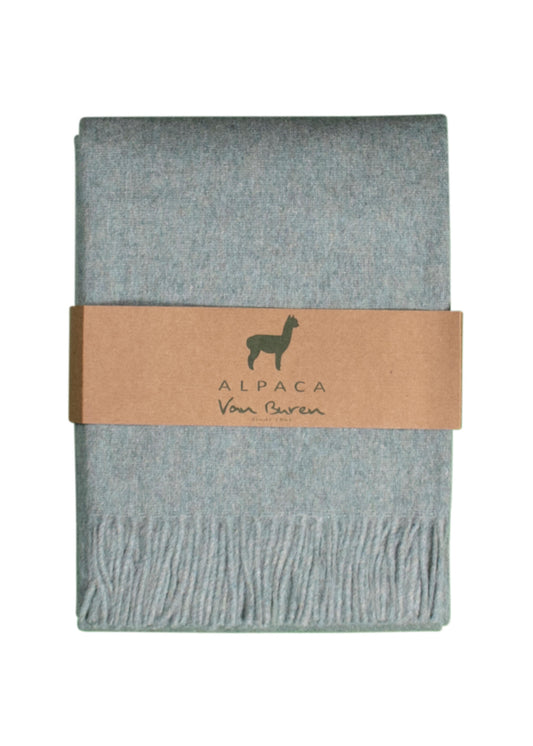 ALPAKA PLAID - MINT - 200X150CM - NEW!