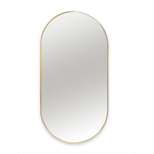 ALU SPIEGEL OVAAL GOUD