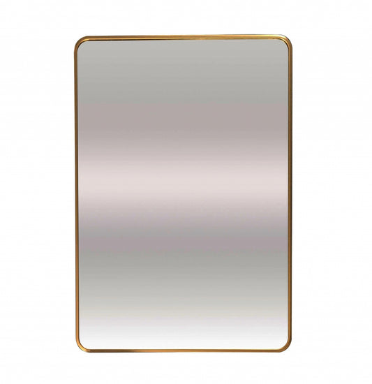 ALU SPIEGEL CURVED MATT BRONZE