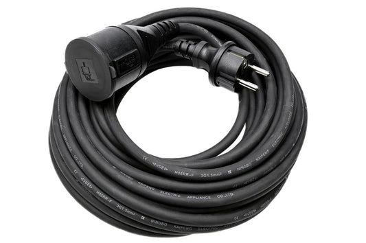 VERLENGSNOER + RA 3 1.5 15 METER RUBBER