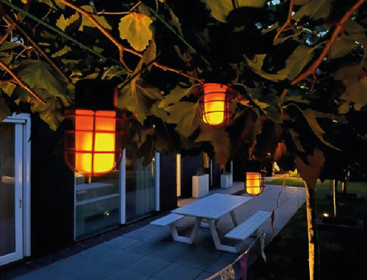 LED LICHTSNOER 6-DELIG 2 METER SOLAR FLAME EFFECT