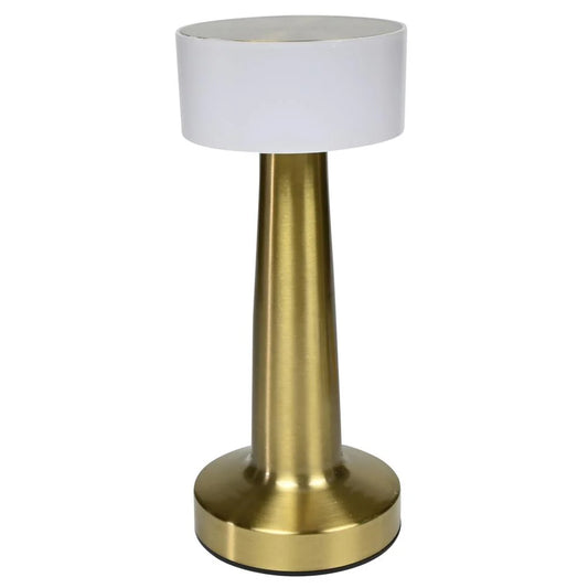 LED TAFELLAMP OPLAADBAAR DIMBAAR TOUCH GOUD DISPLAY