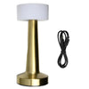 LED TAFELLAMP OPLAADBAAR DIMBAAR TOUCH GOUD DISPLAY