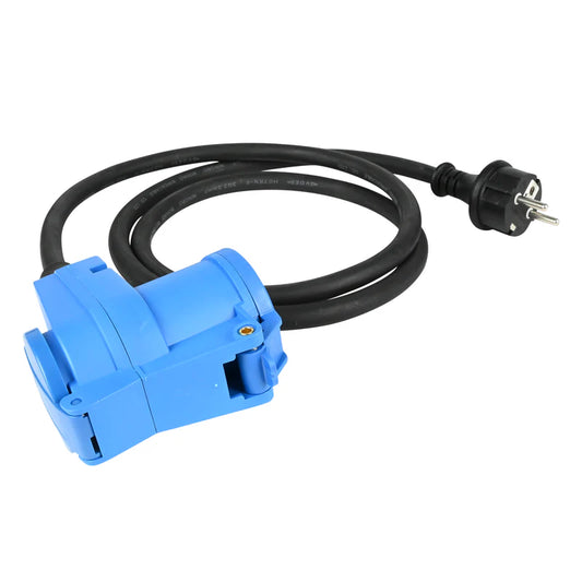 CEE HAAKSE CONTRASTEKKER + STOPCONTACT VERLOOP 1,5 METER