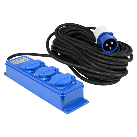CEE STEKKERDOOS 3-VOUDIG IP44 20 METER