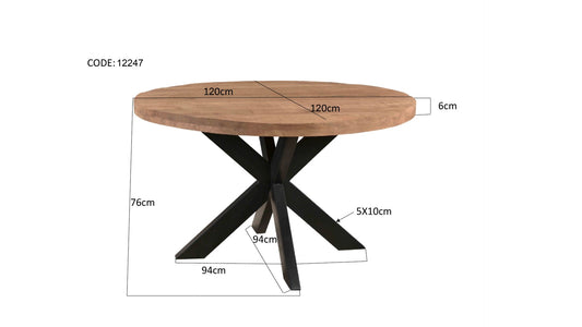 STURDY ROUND 120CM
