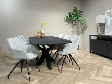 BRIX MONTREAUX ZWART 220CM
