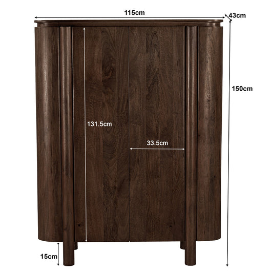 SALANO BROWN 150CM