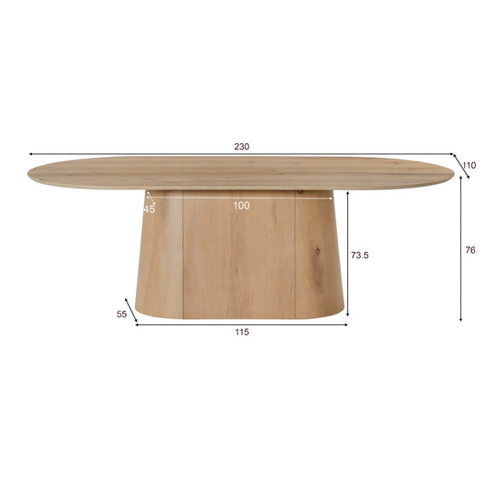 NOVERO TABLE 230CM