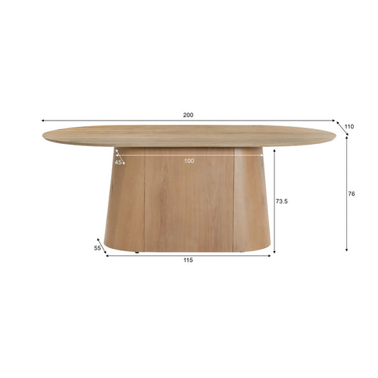 NOVERO TABLE 200CM