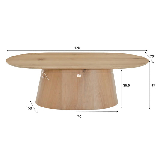 NOVERO OVAL 120CM