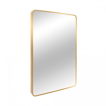 ALU SPIEGEL CURVED GOUD
