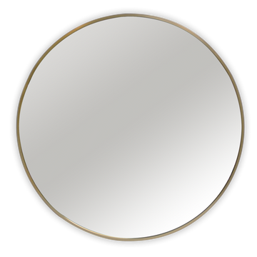 ALU SPIEGEL MATT BRONZE ROND