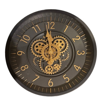 GEAR CLOCK DIA46*8CM AURANO SMOKY BLUE