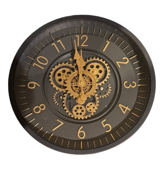 GEAR CLOCK DIA46*8CM AURANO SMOKY BLUE