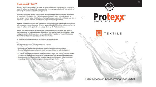 PROTEXX 5-YEAR STAIN WARRANTY