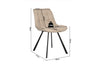 STOEL ARIBA OTE MONTEGO 178 BEIGE