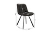 STOEL ARIBA OTE MONTEGO 460 DONKERGRIJS