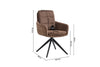STOEL LISOLD DRAAIBAR FABB RAVEN 30 ZAND