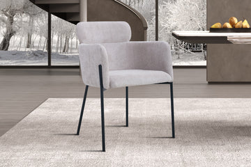 STOEL 'NAOMI' STOF BEIGE