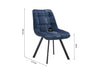STOEL LIZZY OTE SHARE 315 BLAUW