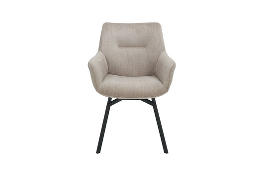 STOEL MODEST DRAAIBAR BEIGE