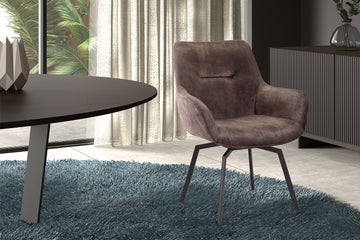 STOEL MODEST DRAAIBAR TAUPE