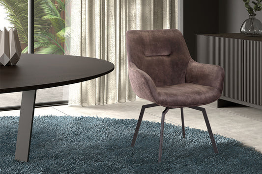 STOEL MODEST DRAAIBAR TAUPE