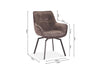 STOEL MODEST DRAAIBAR TAUPE