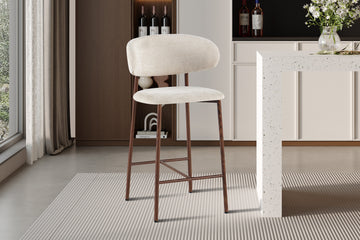 COUNTERSTOEL JAPANDI WALNOOT