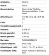 STOEL ARIBA OTE MONTEGO 466 GRIJS