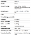 STOEL ARIBA OTE MONTEGO 303 DONKERBLAUW