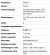 BARKRUK ARIBA OTE MONTEGO 466 LICHTGRIJS
