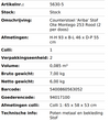 BARKRUK ARIBA OTE MONTEGO 252 ROOD