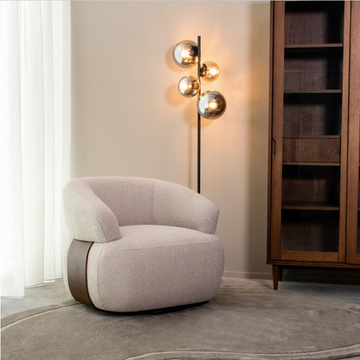 DRAAIFAUTEUIL VALENZA 83X79X73 CM