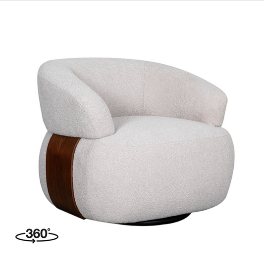 DRAAIFAUTEUIL VALENZA 83X79X73 CM