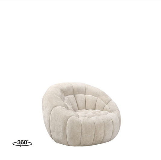 DRAAIFAUTEUIL CLOUD 115X104X80 CM