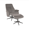 RELAXFAUTEUIL BERGEN + HOCKER 77X76X105 CM