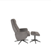 RELAXFAUTEUIL BERGEN + HOCKER 77X76X105 CM