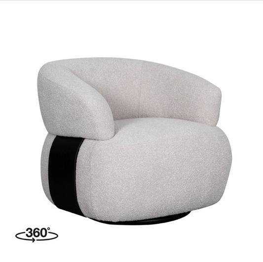 DRAAIFAUTEUIL VALENZA 83X79X73 CM